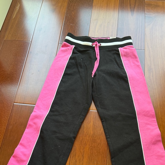 Limited Too Pink and Black Joggers - Picture 1 of 1